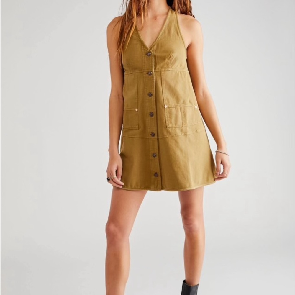 Free People Pocket Full of Sunshine Mini Dress